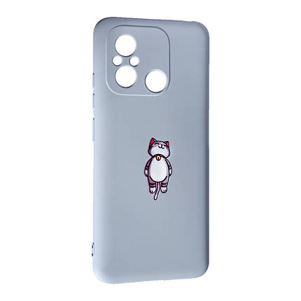 Силікон Case Art Xiaomi Redmi 12C, Cat, фото 1