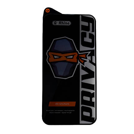Захисне скло G-Rhino Privacy Glass для Apple iPhone 15 Pro Max Transparent, фото 1