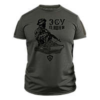 Футболка тактична CoolMax З.С.У колір олива