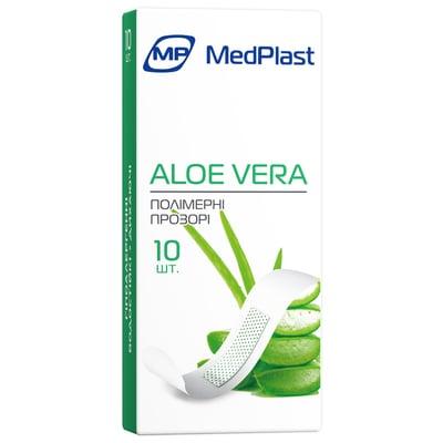 МР Пластир з ALOE VERA на полімерній прозорій основі, 100 шт, фото 1