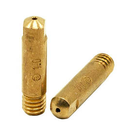 Накінечник токоз’ємний мідний (E-Cu) Ø1,0 мм М6х25 для пальників ABIMIG GRIP A(T) 155 LW Abicor Binzel (Німеччина)