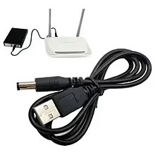 Кабель 9V для живлення роутера від повербанка (Powerbank), підвищуючий перетворювач перехідник USB - DC