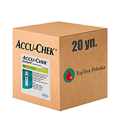 Тест-смужки Акку Чек Інстант (Accu Check Instant) 20 паковань