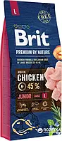 Brit Premium Junior L Брит пеміум джуніор Л корм для великих порід собак від 25 до 45 кг, 15 кг