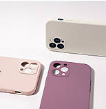 Чохол на Айфон 15 силіконовий. Чохол Silicone Case із закритою камерою для Apple iPhone 15 Кремовий, фото 8