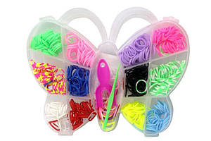 Набір гумок для виготовлення аксесуарів у коробці ООПТ Метелик