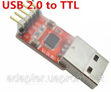 Переходник PL2303; USB 2.0 для TTL UART 6Pin; PL2303H - фото 1 - id-p361162524