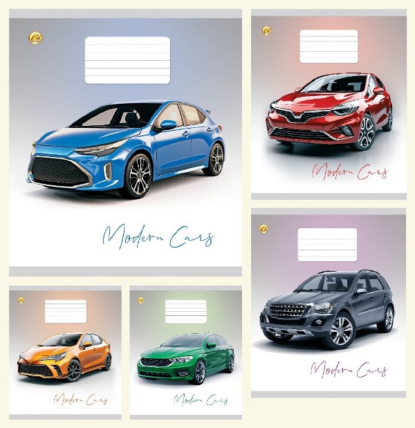 Зошит 18 арк. лінія "Тетрада" / Modern Cars