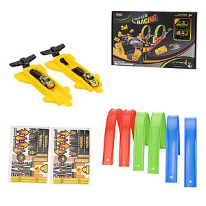 663-T002D Трек, 40 деталей, 2 машинки