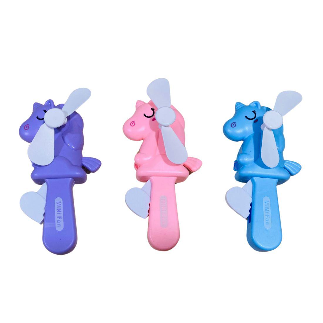 6601 Вентилятор механічний Єдиноріг, 3 кольори, фото 1