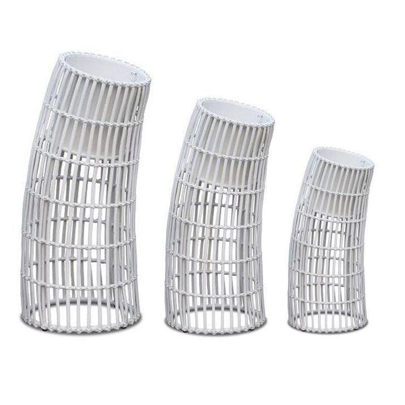 Комплект плетених кашпо з техноротанга для саду Cyclone Skyline Design, фото 1