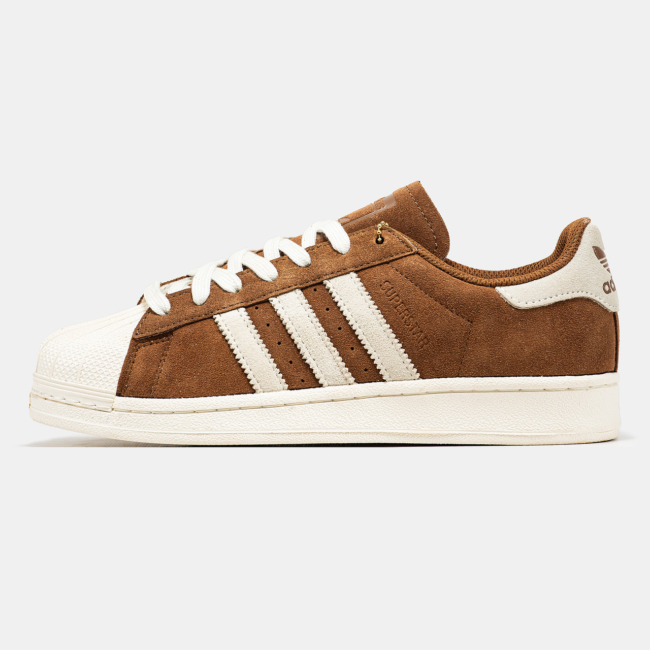 Жіночі Кросівки Adidas Superstar Brown Beige / Адідас Суперстар
