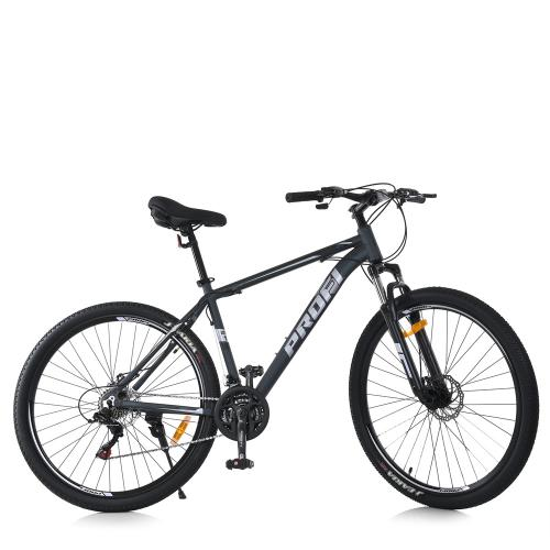 Велосипед двоколісний підлітковий PROFI 29" Сіро-чорний MTB2903-5