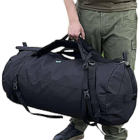 Тактична транспортна сумка-рюкзак VA чорна  на 100 літрів