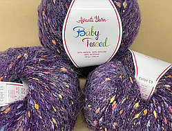 Пряжа Baby Tweed Avanti Yarn-13 баклажан