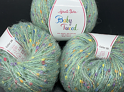 Пряжа Baby Tweed Avanti Yarn-28 м'ята