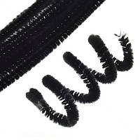 Декоративний пухнастий дріт Чорний (за 1 шт)