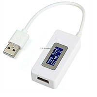 Тестер заряда USB KCX-017 Меряет ток заряда напряжение емкость батареи