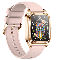 Красиві багатофункціональні розумні годинники з каучуковим ремешком для андроїд і айфон