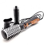 Фен-стайлер для волосся з 3 насадками Gemei GM 4828, фото 2