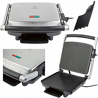 Настільний домашній гриль (Електрогриль для дому) 2200 Вт SilverCrest Електричний контактний гриль для дому