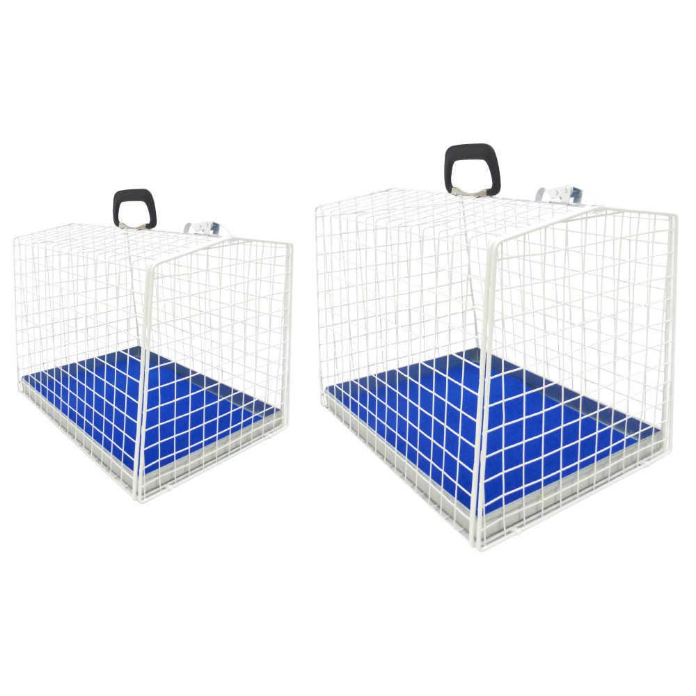 Клітка-переноска набір №2 і №3, Croci фарбована, 32,5x30x40см і 36,5x33x42,5см (*), фото 1