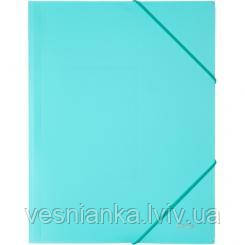 Папка А4 на 2 резинки М'ятна "Pastelini" 1504-18-А Axent, фото 1