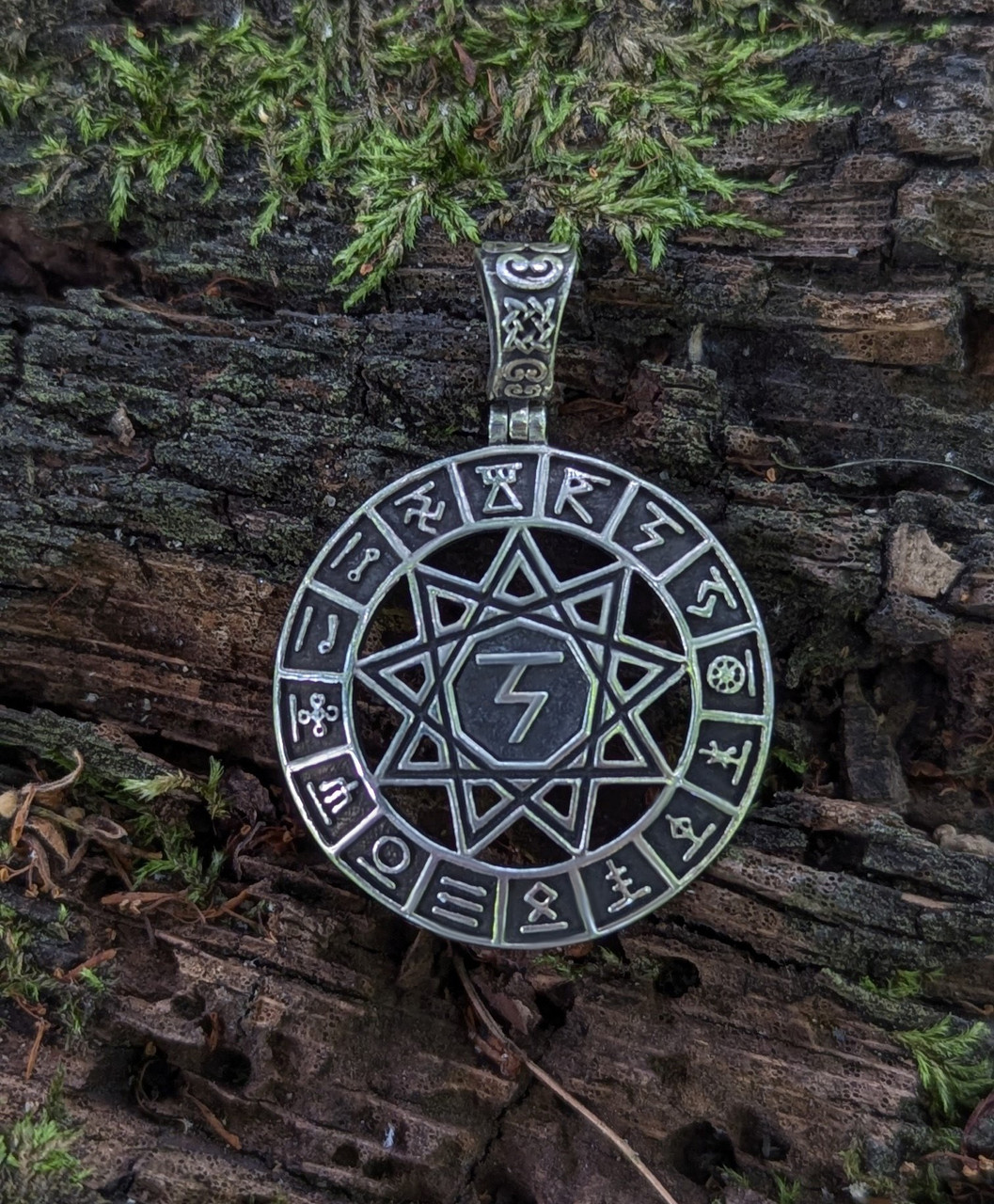 Свароже Коло, Чертог Перуна Орла кулон оберіг амулет талісман срібло 925, золото 585/750