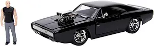 Машинка металева Jada Форсаж Dodge Charger Street (1970) + фігурка Домініка Торетто 253205000