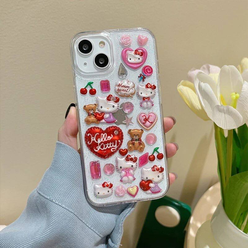 Милий силіконовий чохол Hello Kitty для iPhone | на айфон