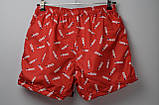 Плавки FENDI Red плавальні шорти фенді шорты плавательные мужские шорти для спорту фенди, фото 2