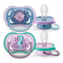 Пустушка Philips Avent ultra air 6-18 місяців 2 шт. (Авент) SCF085/61