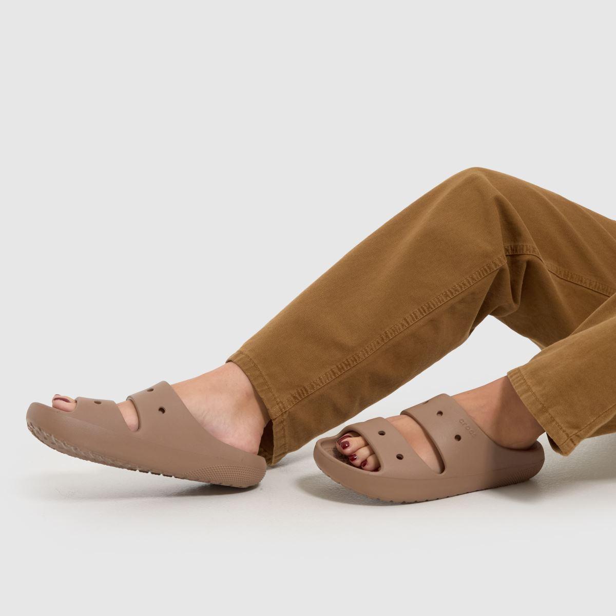 Crocs Classic Sandal 2.0 шльопанці жіночі крокс, колір лате.