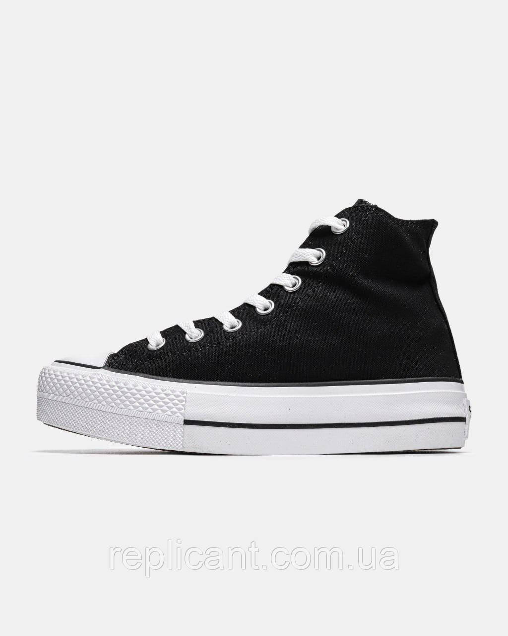 Женские Кеды Converse Wmns Chuck Taylor All Star Platform High 'Black' жіночі Кеди Converse, фото 1