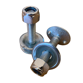 Норійний болт М10х50 оцинкований, комплект болт гайка шайба