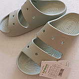 Crocs Classic Sandal 2.0 шльопанці жіночі крокс, цвіт блідо-зелений., фото 2