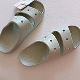 Crocs Classic Sandal 2.0 шльопанці жіночі крокс, цвіт блідо-зелений., фото 3
