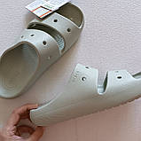 Crocs Classic Sandal 2.0 шльопанці жіночі крокс, цвіт блідо-зелений., фото 7