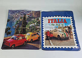 Пакет з прорізною ручкою (45*53+)"ITALIA" Леомі (50 шт.)