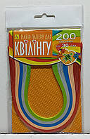 Папір для квілінгу 3ммх300мм / набір паперу для квілінгу 200 смужок по 30см / №6