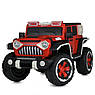 Дитячий електромобіль на акумуляторі Джип M 5845 з пультом радіокерування для дітей 3-8 років Червоний, фото 3