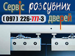 Ремонт, регулювання, сервіс довідника, скляних дверей