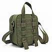Сумка тактична для пульта ТХ12 керування дроном OXFORD 600D OLIVE, фото 3