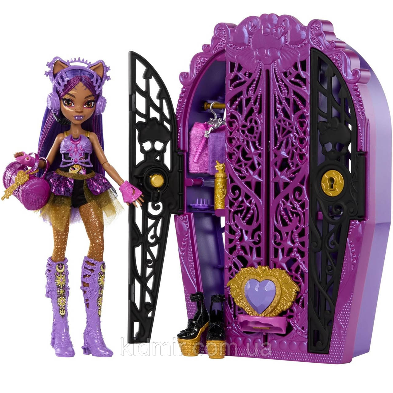 Лялька Монстр Хай Клодін Вульф Шафа з секретами Monster High Clawdeen Wolf HXH85