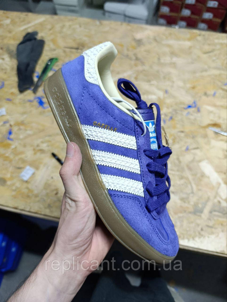 Женские Кроссовки Adidas adidas gazelle purple жіночі Кросівки Adidas, фото 1