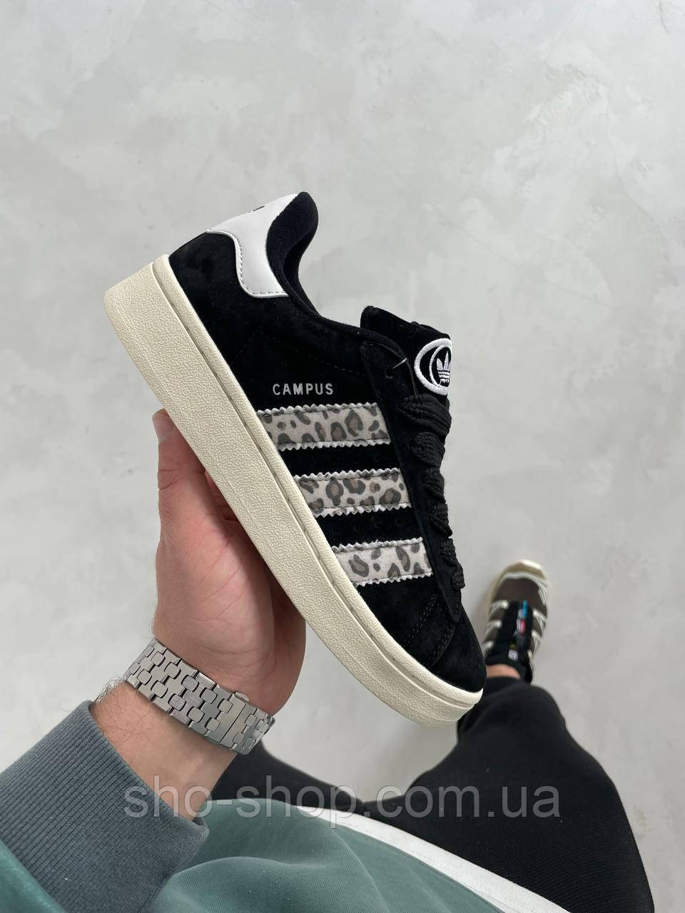 Кросівки Adidas Ad campus чорн леопард