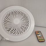 Лампа – вентилятор у патрон LED Multi-Function Fan Light із пультом LK-23, фото 5