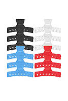 Затискачі для волосся вигнуті пластмасові 12 шт. SPL 905050