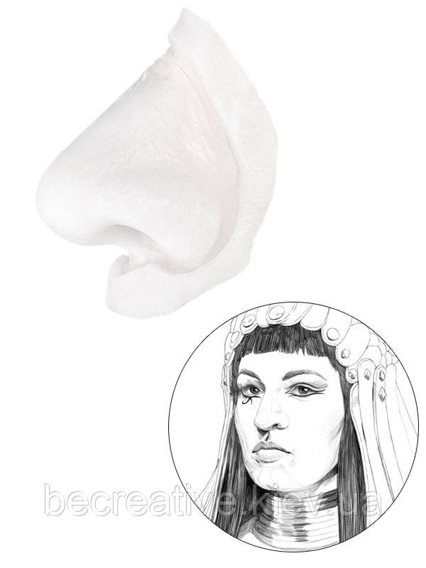 Накладний ніс Kryolan CLEOPATRA з холодної дрібнопористої поліуретанової піни