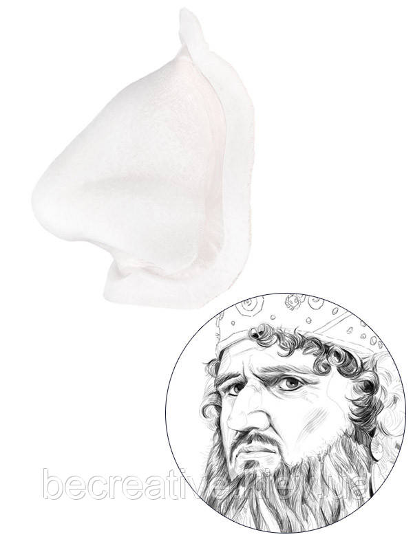 Накладний ніс Kryolan  XERXES з холодної дрібнопористої поліуретанової піни